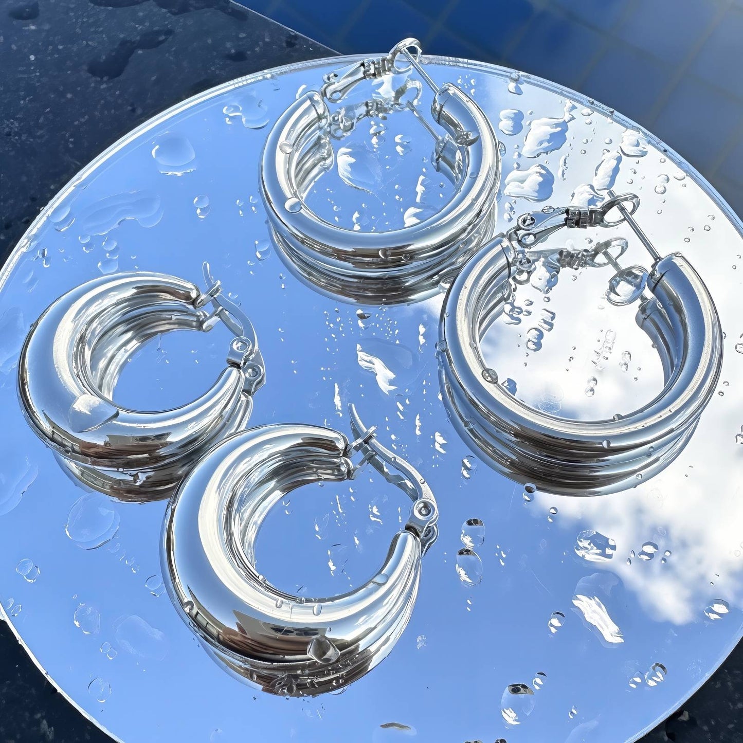 Earrings, Stainless Steel