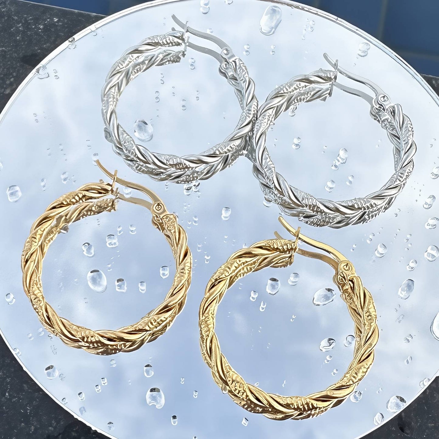 Earrings, Stainless Steel
