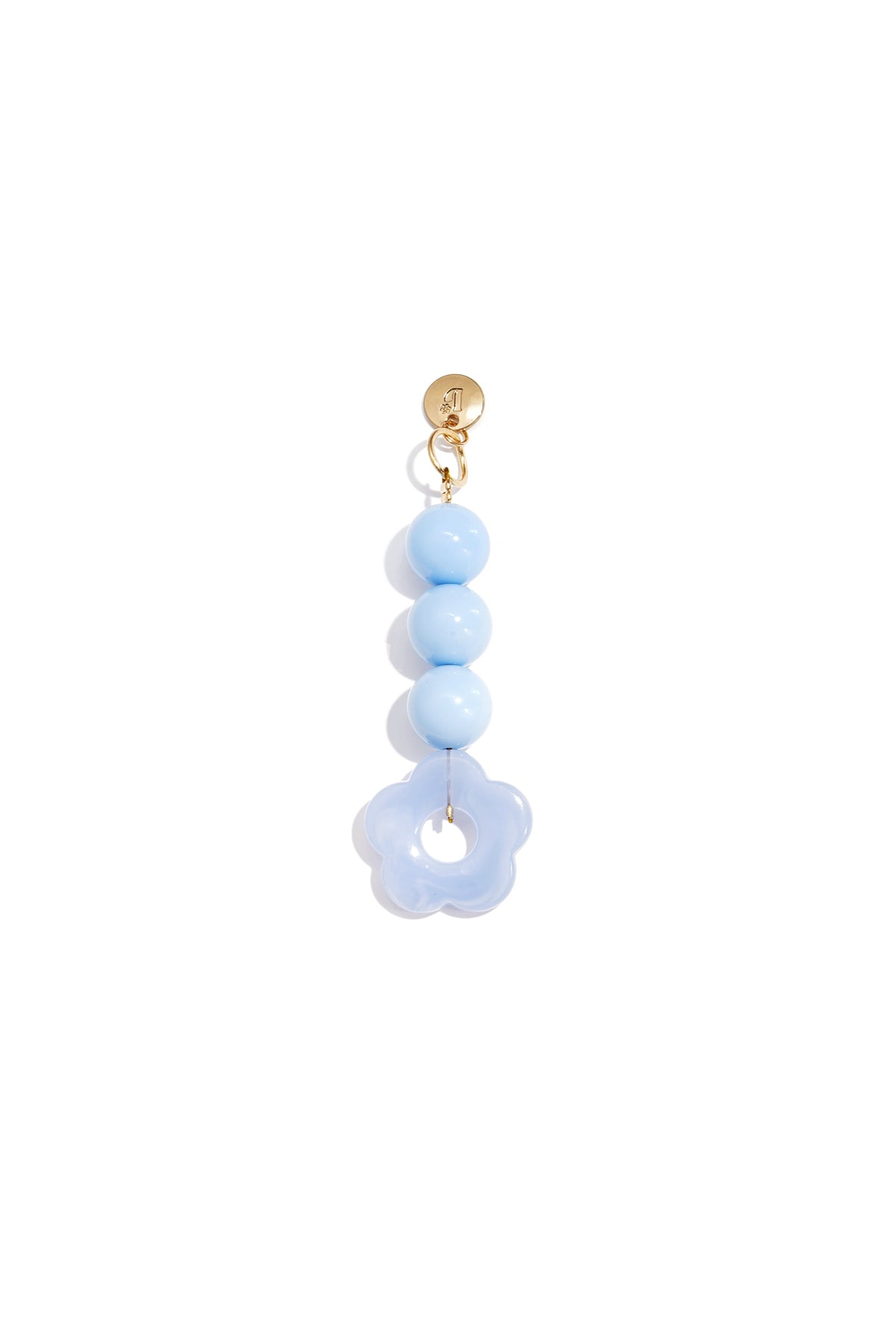Tasbedeltjes met bloemmotief, casual, acryl, dagelijkse accessoires