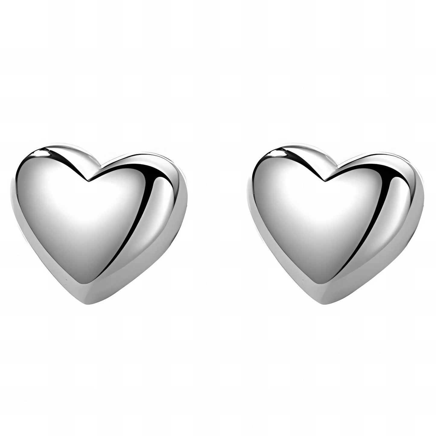 Hearts Earrings, Stainless Steel