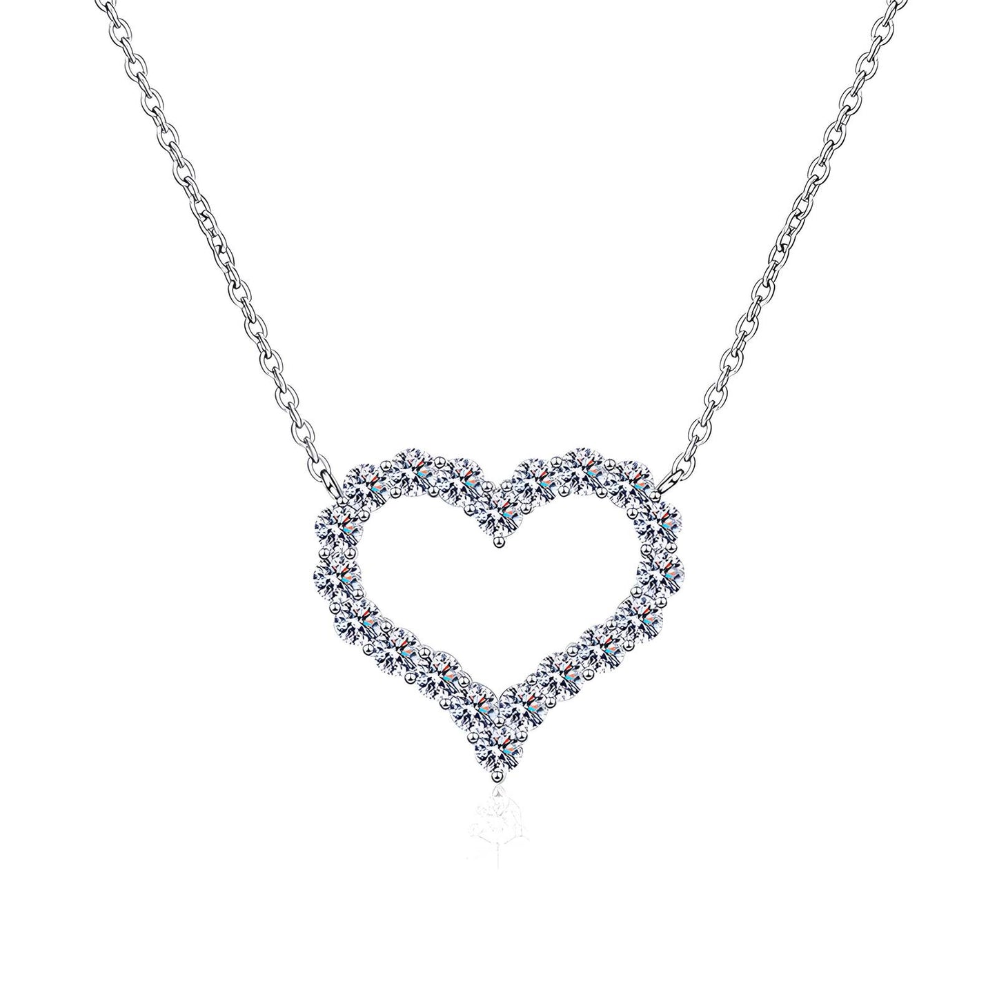 Heart Necklace, Stainless Steel