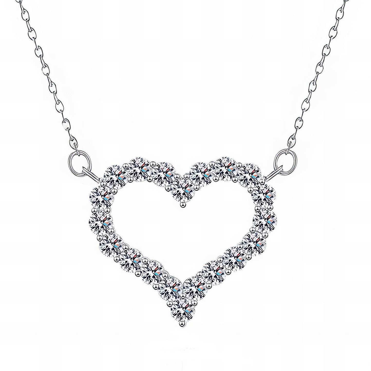 Heart Necklace, Stainless Steel