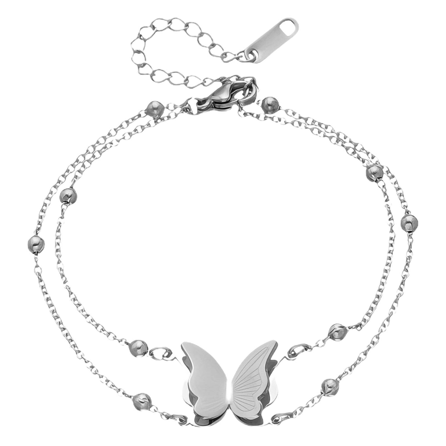 Butterfly Bracelet, Stainless Steel