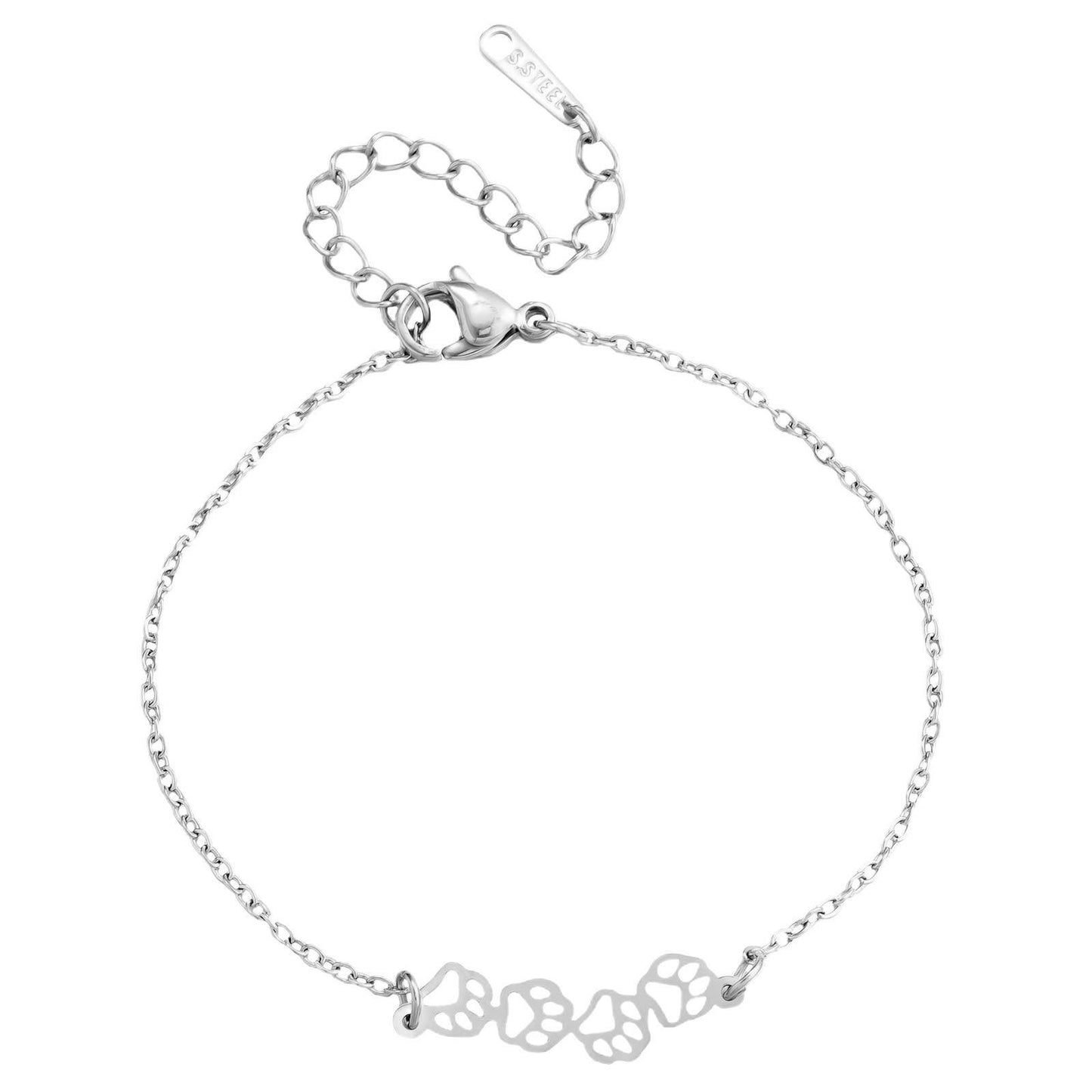 Paws Bracelet, Stainless Steel