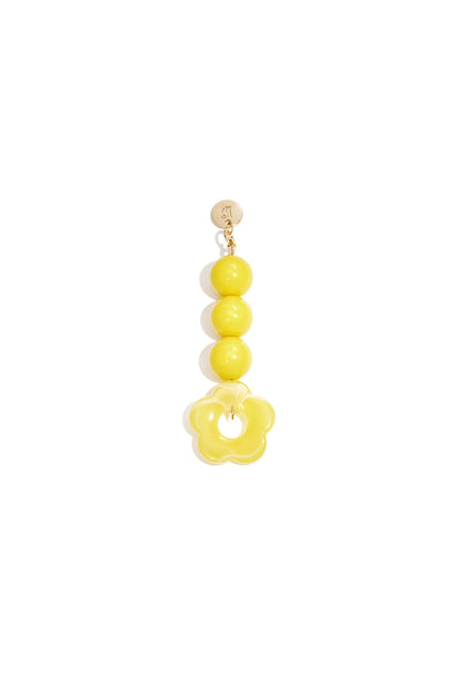 Tasbedeltjes met bloemmotief, casual, acryl, dagelijkse accessoires