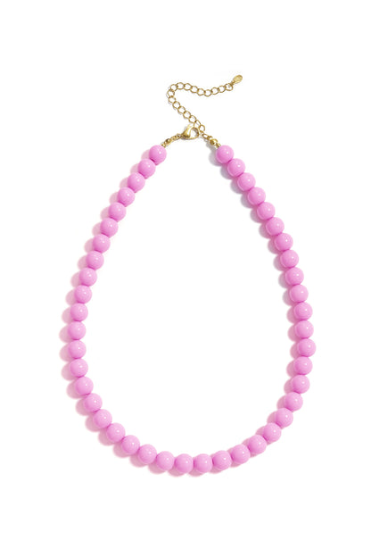 Ketting met medium kralen-10mm