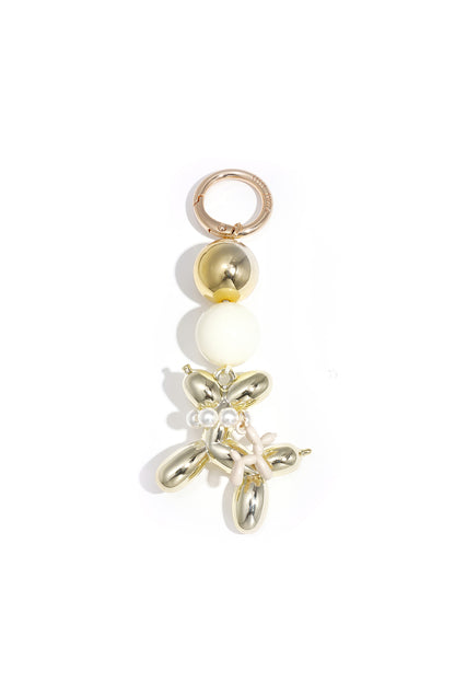 Schattige ballonhond sleutelhanger