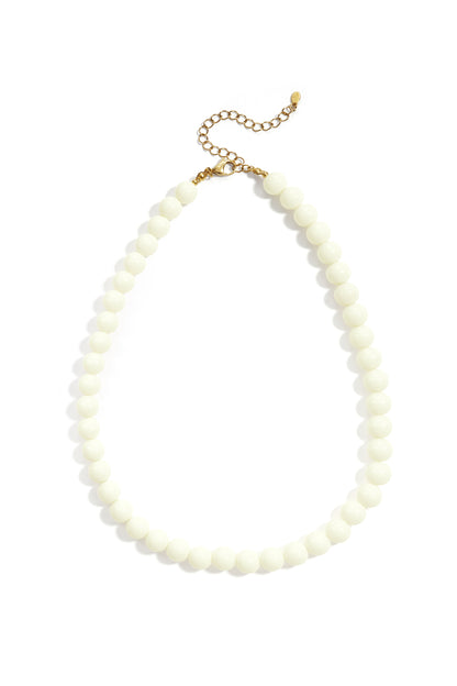 Ketting met medium kralen-10mm