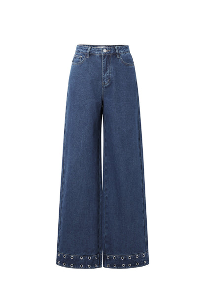 Eyelet Statement Jeans