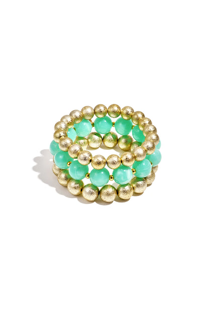 Armbanden set van 3 met kralen
