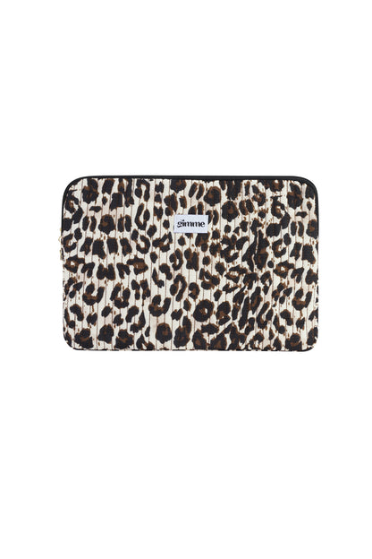 leopard laptop case voor je laptop of make-up.13 inches