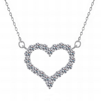 Heart Necklace, Stainless Steel