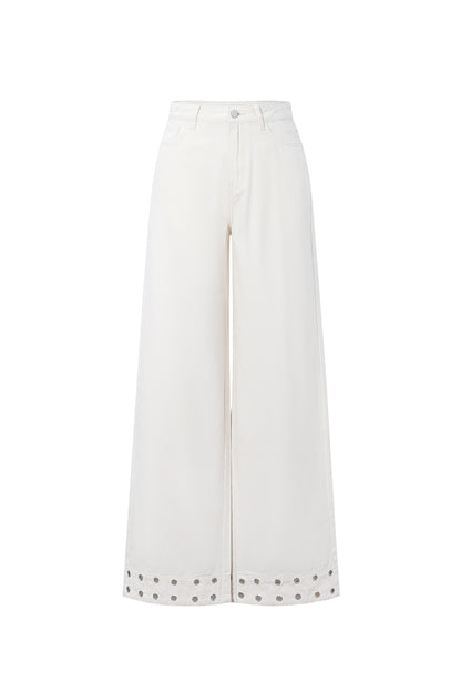 Eyelet Statement Jeans