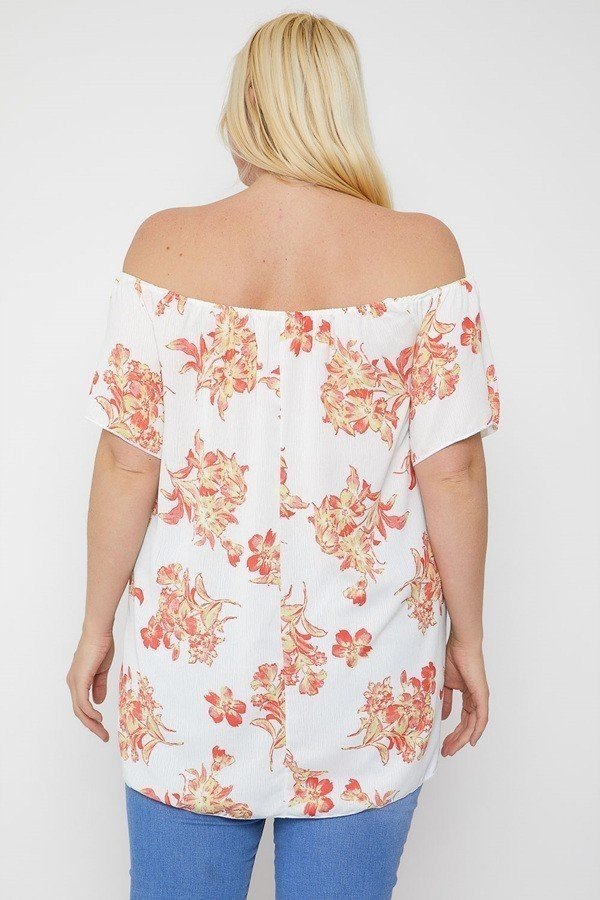 Off Shoulder Top grote maten