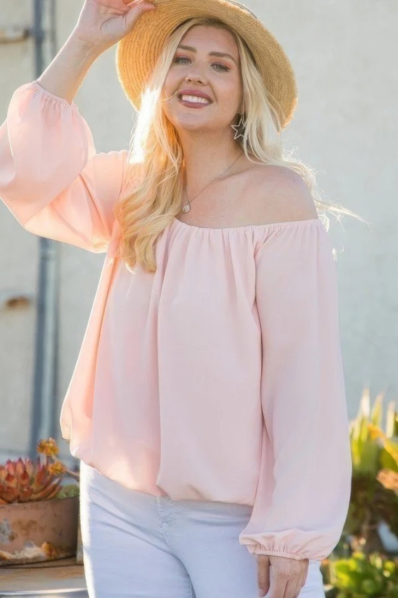 Off Shoulder Top grote maten