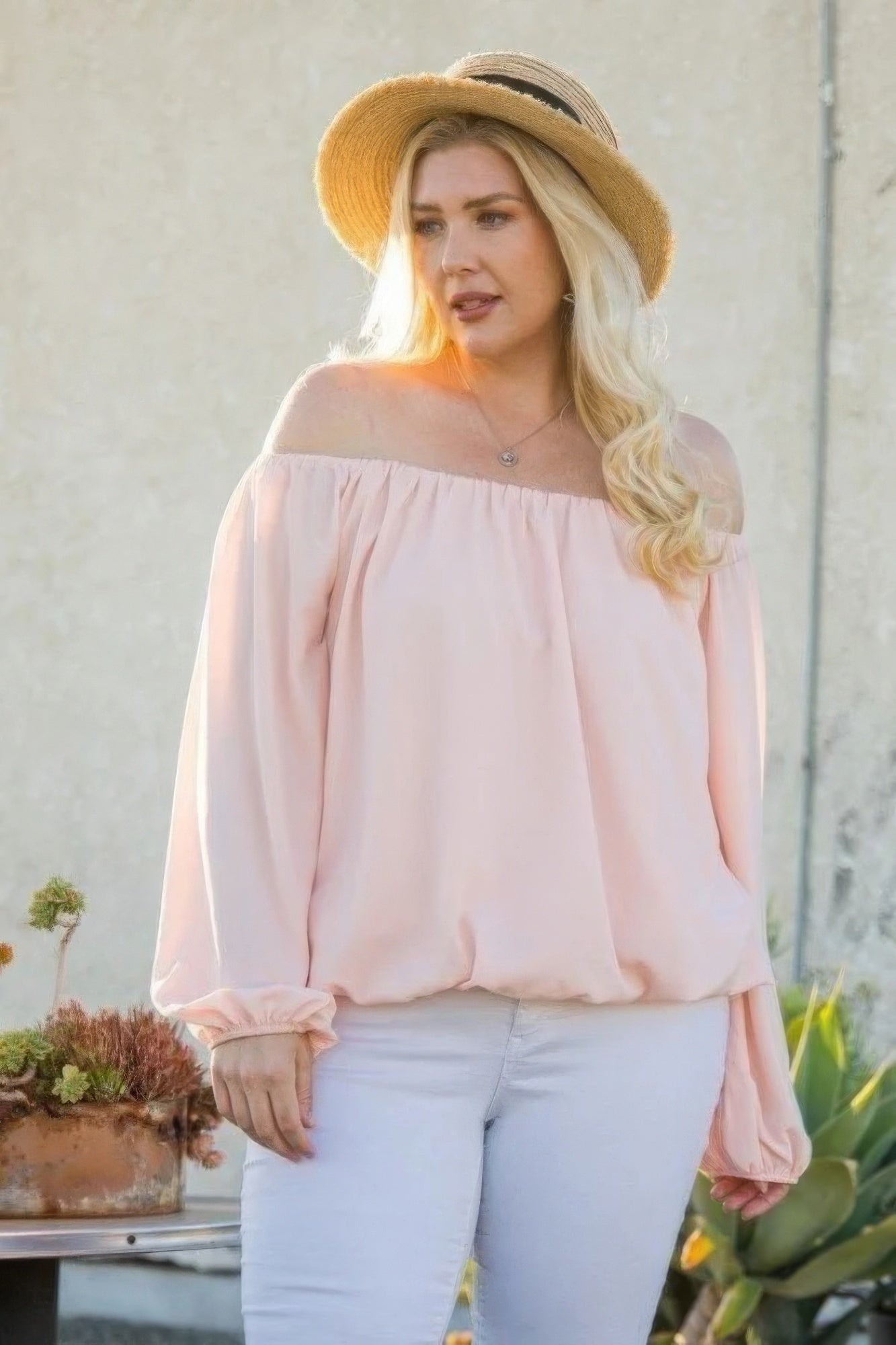 Off Shoulder Top grote maten
