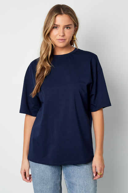 Cotton Vrouwen T-shirt Casual Letters